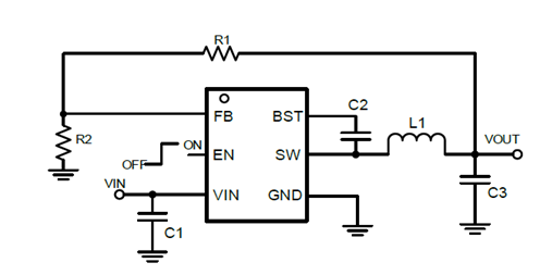 3.8V-28V Vin, 3A Synonous Step-down DCDC Converter with EMI Reduction
